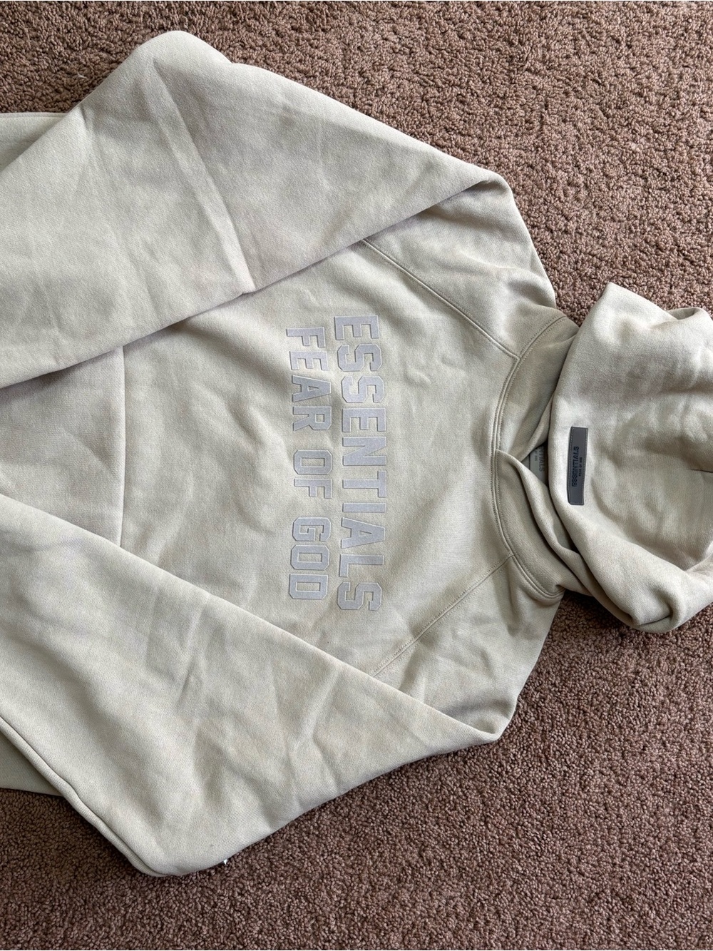 ESSENTIALS Size Small Smoke Hoodie